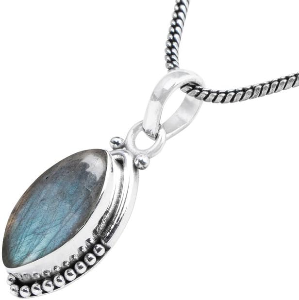 Gemstone Pendant Silver Pendant For Women Girls Gift, Natural Gemstone Pendant Necklace, Handmade Pendant, Solitaire Pendant Christmas Gift