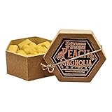 Peach Magnolia Scented Organic Beeswax Melts (3 Ounces) - Hand-Poured in Austin, Texas - Luxury Wax Melt - Eco-Friendly, Natural, and Sustainable - Perfect Gift