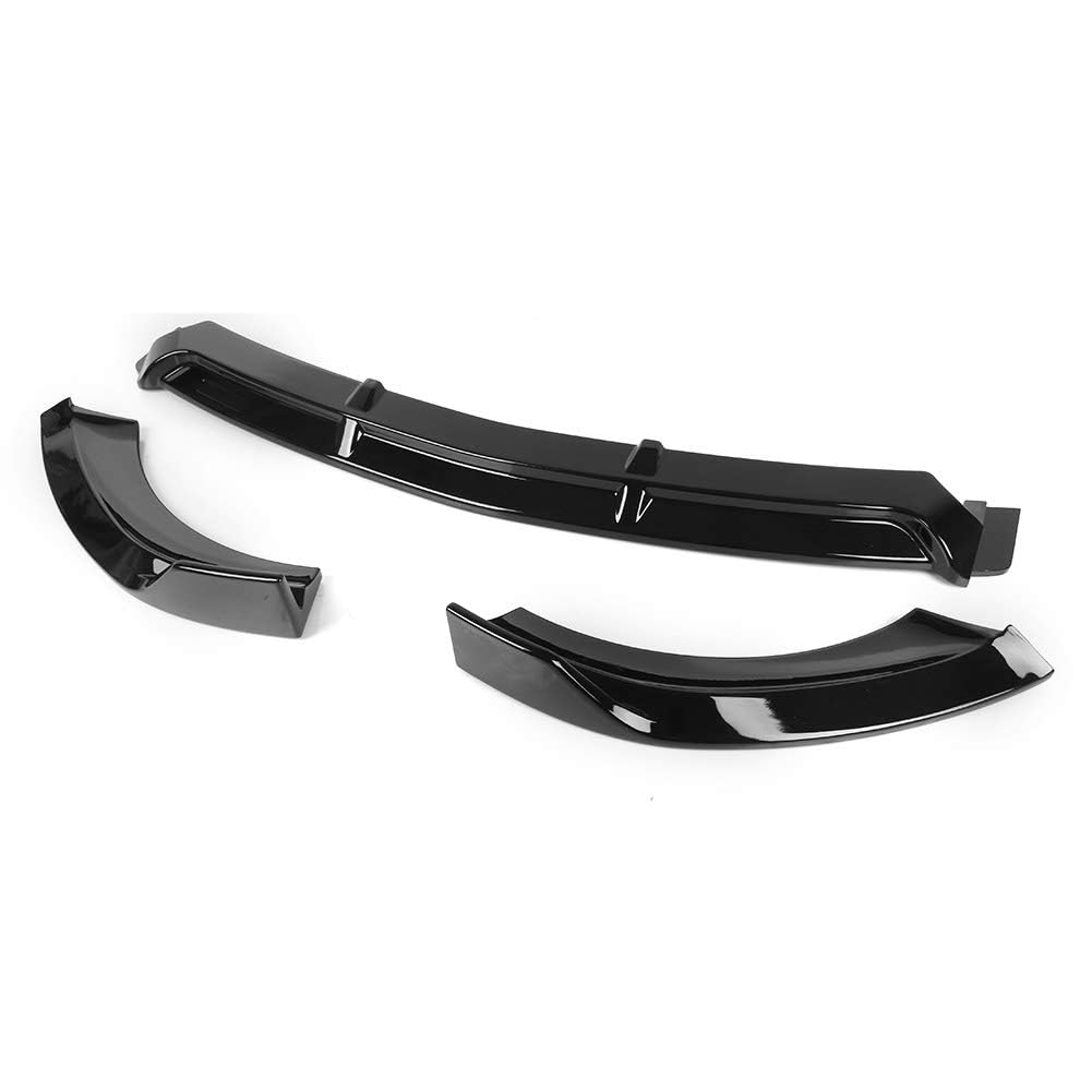 Auto Frontlippe Frontspoiler für Mercedes Benz W213 E-Class 2016-2019, Auto Frontspoilerlippe Splitter Frontschürze Lip Splitter Diffusor-Spoiler Body Kits