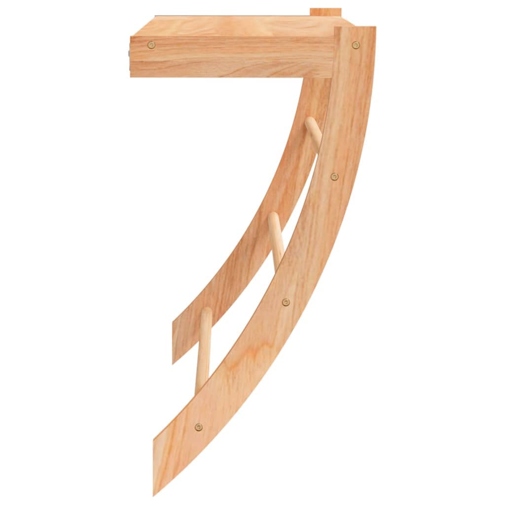 vidaXL Porte-Serviette 60x25,5x49 cm Bois Massif de Noyer