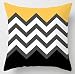 Housse de Coussin Jaune Plaid Fleur Lettre canapé taie d'oreiller Chambre décor à la Maison Housse de Coussin taie d'oreiller A6 45x45 cm 2 pc