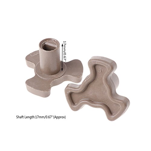 Xuniu Microwave Oven Turntable Roller Guide Support Coupler Tray Shaft 2Pcs 17mm - Image 6