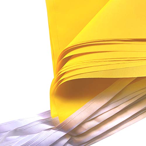 Tsmd Solid Yellow Pennant Banners Flags String Diy Bunting Flags,Party Decorations For Grand Opening,Kids Birthday,Party Events Celebration #TOP2
