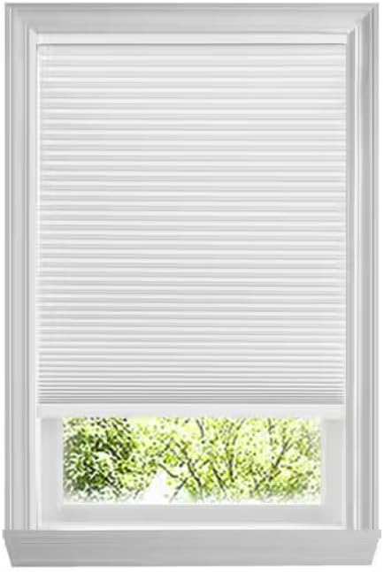 Shadow White Cordless Blackout Cellular Shades for Windows - 45 in. W x 64 in. L (Actual Size 44.75 in. W x 64 in. L) 207159533