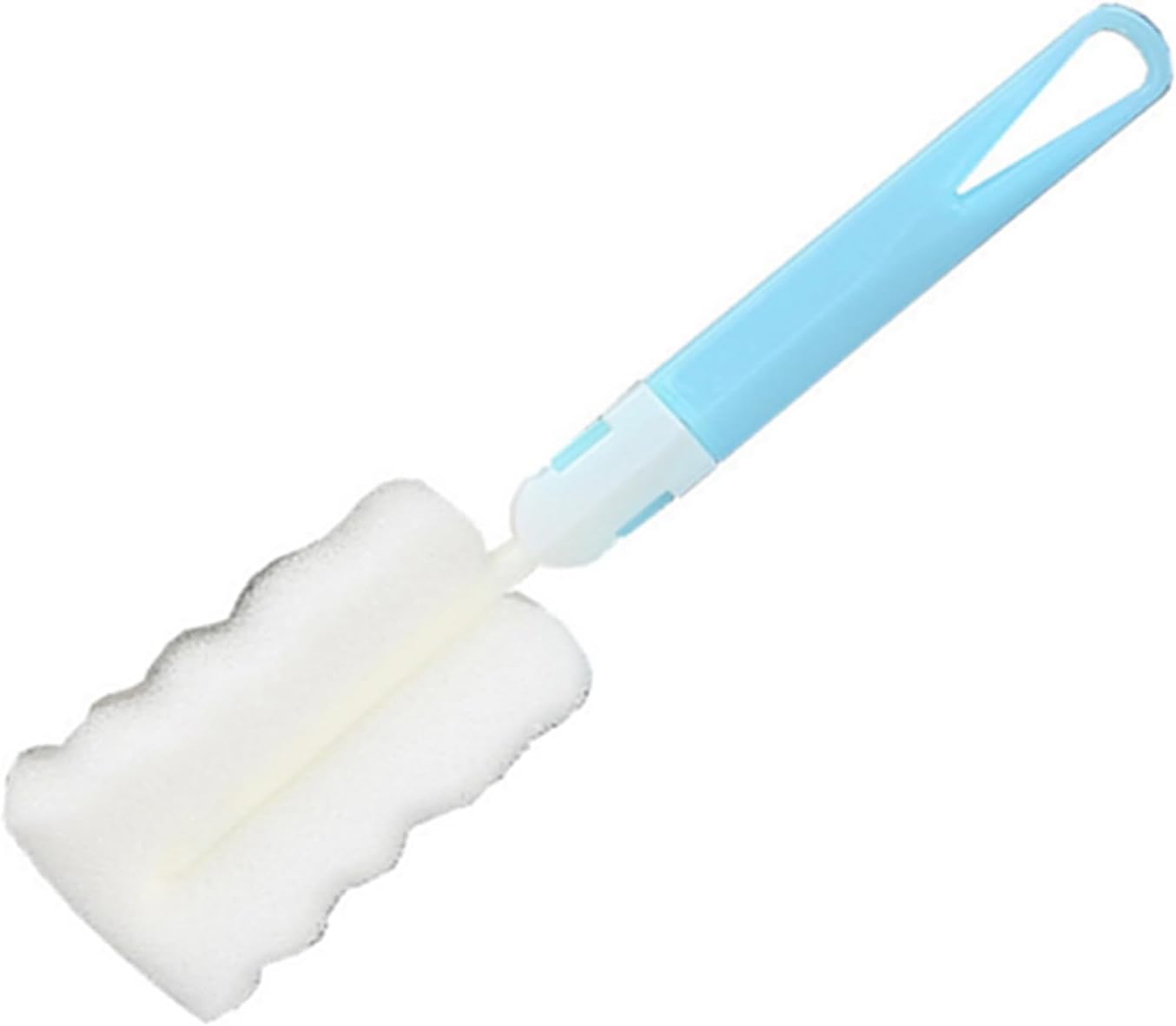Bottle Brush, Bottle Brush Tube Cleaning Tool, Detachable Soft Bottle Sponge Scrubber Cup Cleaning Brush for Glass Baby Bottles, Long Handle Bottle Cleaner for Washing image 2
