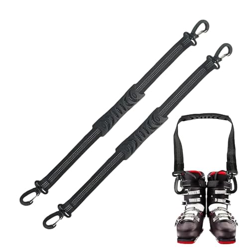 Travel-Friendly Equipment Strap: Featuring a compact strap design and easy-folding functionality, this Snowboard Boot Strap simplifies lightweight equispment management, fitting effortlessly into jacket pockets or designated ski bag compartments, offering practicality and efficiency for adventurers seeking reliable equipment options