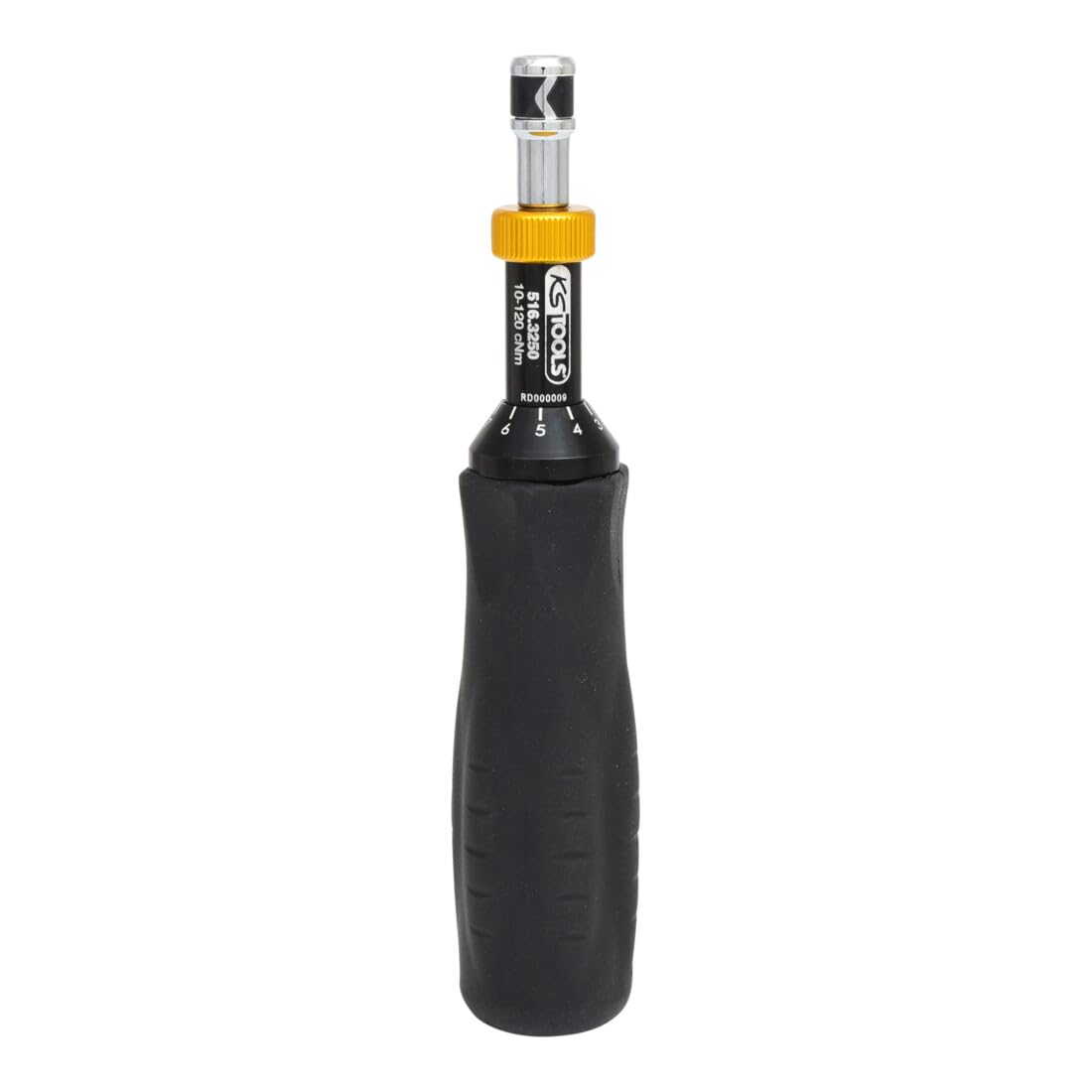 KS Tools 516.3250 1/4" Destornillador dinamométrico con escala micrométrica, 10-120cNm