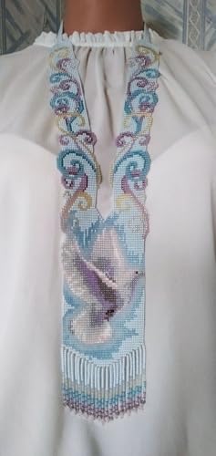 Collier ukrainien Gerdan en perles multicolores LKBEADS
