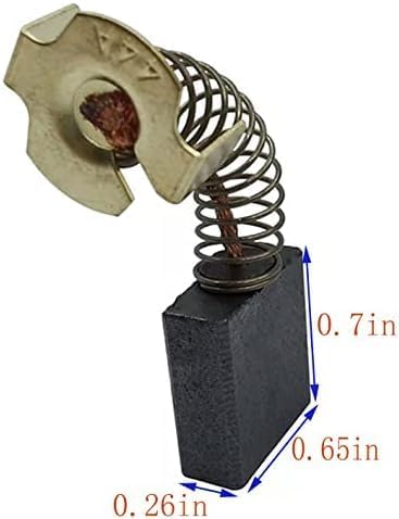 Miniatura 2 de Repuesto de cepillo de carbón para Hitachi 999044, S7-1744, Dewalt 614367-00 y 5140024-30, Ridgid 0502025007