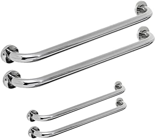 Kit 4 Barras de Apoio 40 e 60cm alça suporte Deficiente Idoso Ino...