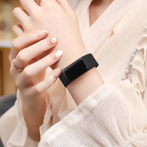 AK Sport Band Compatible with Fitbit Charge 6 Bands/Fitbit Charge 5 Bands Women Men, Classic Soft Replacement Straps Wristbands for Fitbit Charge 6/5 Advanced Fitness & Health Tracker (Black,Small) by AK - Image 6
