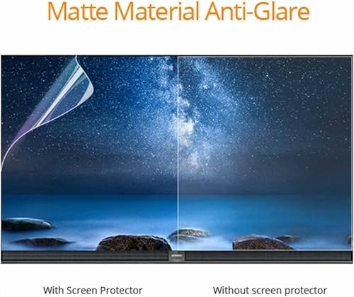 Pellicola protettiva opaca antiriflesso per monitor da 40-50" - Filtro antigraffio per alleviare l'affaticamento degli occhi e ammorbidire la luce per interni ed esterni