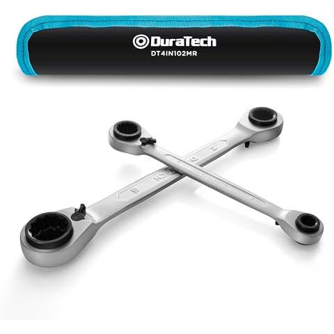 DURATECH 4-in-1 Reversible Ratchet Spanner Set Cover