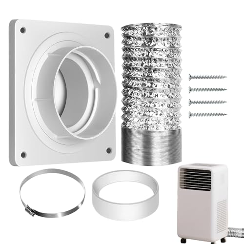Kit De Ventilación Para Ventana De Aire Acondicionado - Kit De Ventilación De Ventana Para Aire Acondicionado Portátil - Adaptador De Longitud Ajustable Para Enfriamiento Hogar