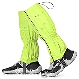 ❄️【Práctico】Muy adecuado para andar en bicicleta, acampar, hacer senderismo, montañismo, caminar sobre la nieve u otras actividades al aire libre. Proteja sus zapatos y pantalones del agua, nieve, lluvia, barro, viento, arena e insectos, mientras mantiene sus piernas calientes.