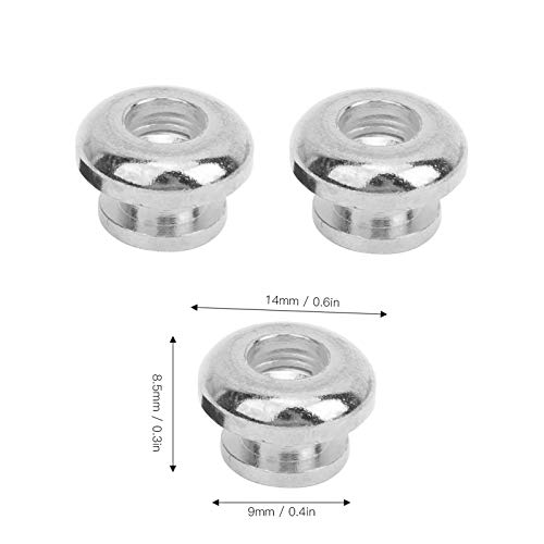 Botão de extremidade de guitarra, trava de alça de guitarra, prática universal para guitarra acústic