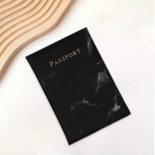 Newmind Porta-passaportes de couro sintético com bloqueio de RFID, organizador de documentos, cartei