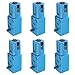 6Pcs Metal TT Gear Motor DC 3V-6V Gear Motor Ratio 1:90 All Metal Speed Reducer Gear Box Motor Single Axis Motor for Robot Smart Car DIY RC Toys Electric Motor Gearbox Blue