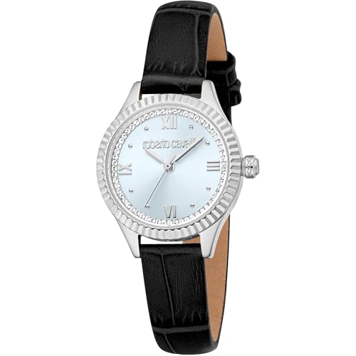 Roberto Cavalli Orologio Analogico Al Quarzo Donna Con Cinturino In Pelle Rc5L124L0015