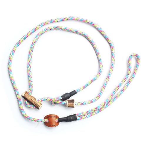 Retriever-Leine/Moxonleine Sporty-Style | robuste Hundeleine aus Tau mit Klemme & Halsbandfunktion | 6mm – besonders griffig & wetterfest | Training, Alltag & Dummyarbeit