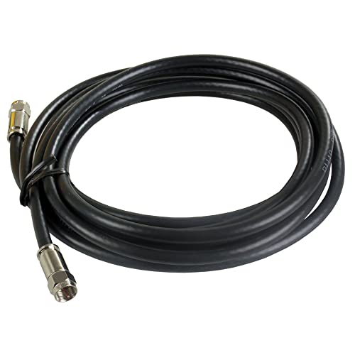 Câble RG6 avec connecteurs de compression pour antenne TV et récepteur satellite