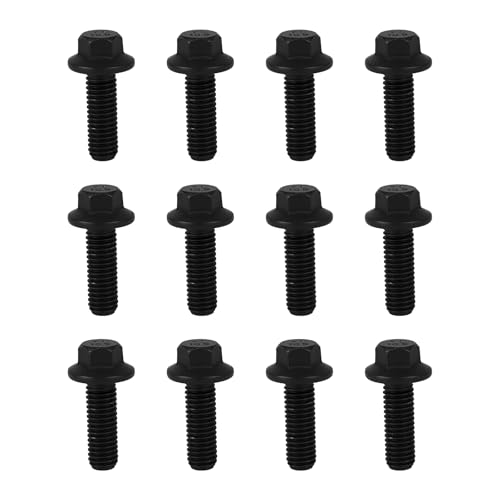 551696 Exhaust Manifold Bolts 12 Pcs Compatible with GM LS LT Series Engine LS1 LS3 LS2 LSX Manifold Header Bolts
