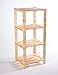 Produktbild Schrank Bits Regal mit Lamellen 4 Ebenen, naturfarben, SSN4, Einheitsgröße