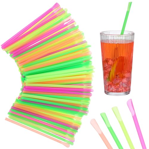 Pajillas desechables con cuchara SHERCHPRY 150 pcs miniatura 1
