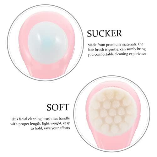 FRCOLOR Escova De Limpeza Facial Dupla Face Esfoliante Facial Ventosas Faciais Para O Seu Rosto Vent