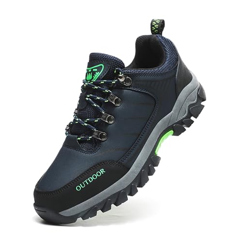 Asifn Men's Hiking Shoes Womens Hiking Shoes Slip Resistant Waterproof Shoes Outdoor Climb Walking Jogging Travel Trail Trekking