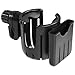 Navaris Cup Holder for Pram - Universal for Baby Pushchair, Buggy, Wheelchair, Stroller - 2-in-1 Accessory with Holders for Parent Coffee or Water and Phone