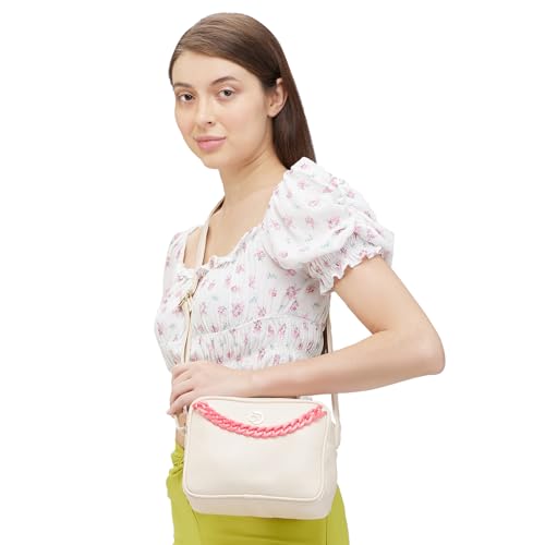 Image of Caprese Perline Sling Bag, Medium | Self Designed Handbag for Women | Adjustable Strap & Spacious Interiors | Perfect Ladies Purse for Carrying Everyday Essentials & Travel