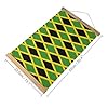 Jamaica Jamaican Flag Plaid Tapestry Hanging Poster Wall Art Decor with Hanging Rope Wooden Strips #1