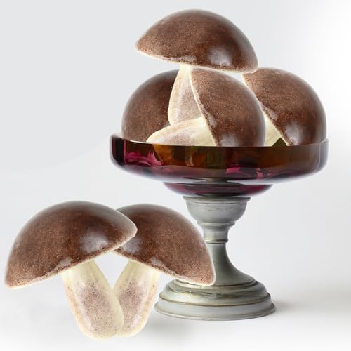 Tuxiaobu Fake Mushroom, 6 Pcs Faux Plastic Mushrooms, Artificial Fruit