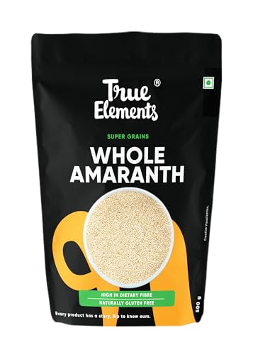 Image of True Elements Whole Amaranth 500gm - Rajgira for Fasting | Rajgira seeds | Gluten Free Atta | High in Fibre and Protein