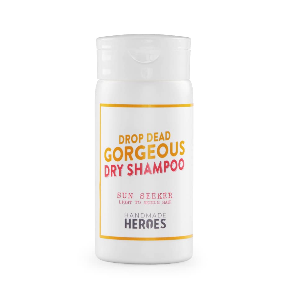 All Natural, Vegan Dry Shampoo Powder (Blonde/Light Hair) By Handmade Heroes [New & Improved Packaging]