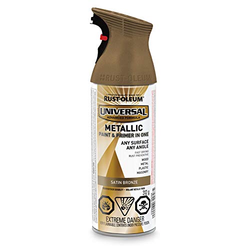 Rust-Oleum Universal Enamel in Satin Bronze Metallic 312g by Rust-Oleum - Used condition - CA$22.12