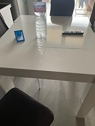 Tavolo Consolle Estensibile Granada A1 - Bianco Melamina, 90x50x77 Cm - Foto 12