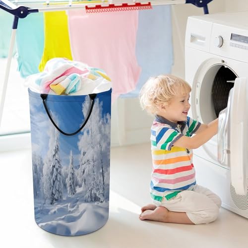 Panier à linge pliable de grande capacité pour couvertures et jouets - 7