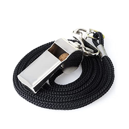 Kafeiya Trillerpfeife,Edelstahl Pfeifen mit Abnehmbare Schnalle Schlüsselband,Metall Whistle, ideal für Trainer,Schiedsrichter und Beamte Cover