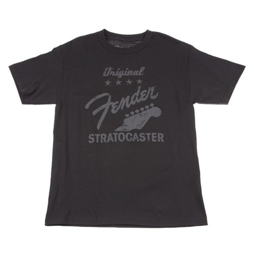 Fender® Original Strat T-Shirt, Charcoal, XXL