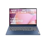 Lenovo IdeaPad Slim 3 Laptop | 15.6' FHD Display | AMD Ryzen 3 7330U | 512GB SSD | 8 GB RAM | AMD Radeon Grafik | QWERTZ | Windows 11 | Abyss Blue | 3 Monate Premium Care