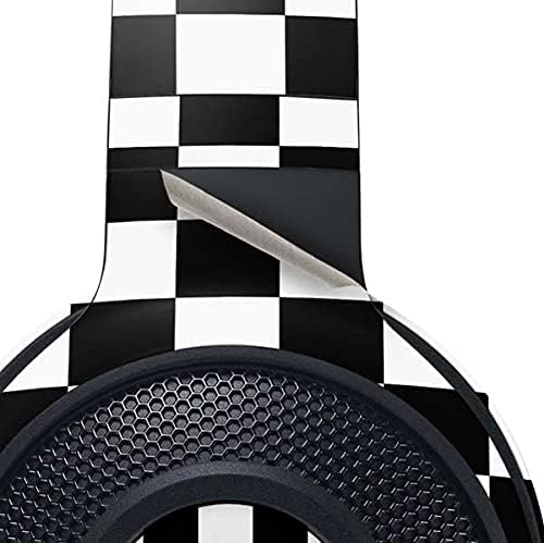 Skinit Decal Skin Compatible with Razer Kraken X Gaming Headset - Skinit Originally Designed Black and White Checkered Design
