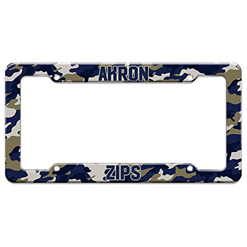 GRAPHICS & MORE University of Akron Zips Camo License Plate Tag Frame