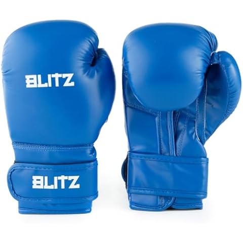 Blitz Kids 6oz Training Boxing Gloves - Blue Cover