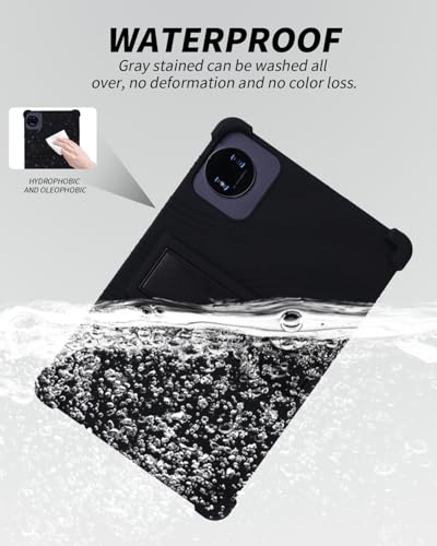 Coque de protection TECLAST P50T 11" en silicone noir antichoc robuste - 6