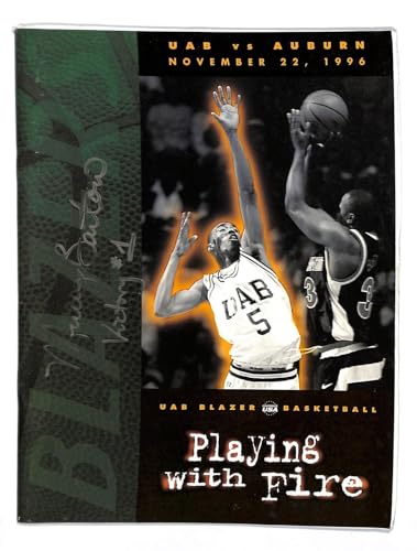 Murry Bartow signed 1996 UAB Blazers Basketball Program 91273b23 - Autographed College Basketballs