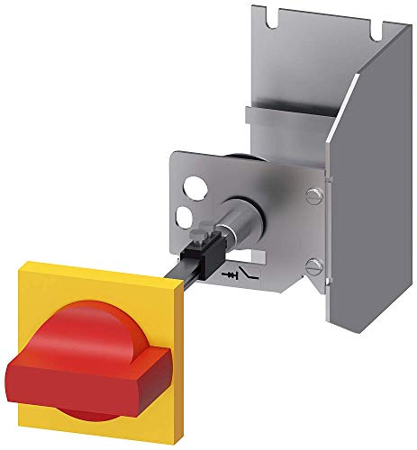 Siemens 3RV2926-2C mecanismo giratorio de parada de emergencia S0 amarillo y rojo