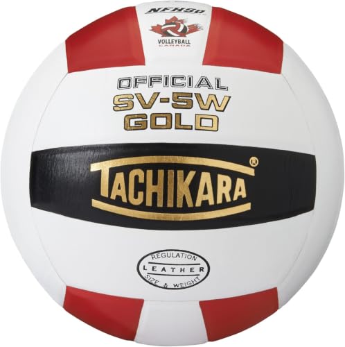 Image of Tachikara SV5W Gold Competition Premium Leather Volleyball