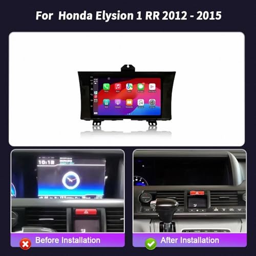 Radio Coche 2 DIN Pantalla Honda Elysion 1 RR Mirror Link Incell Touchscreen 4 Nuclear 2